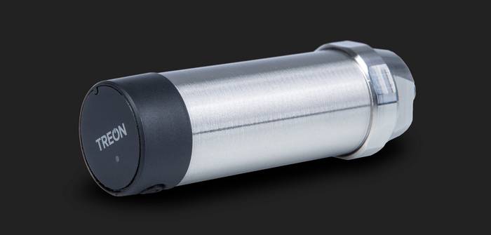 Der Sensor Treon Industrial Node ging aus dem Projekt für Sulzer hervor und ist Treons erstes Produkt speziell für die Zustandsüberwachung. (Foto: Treon)