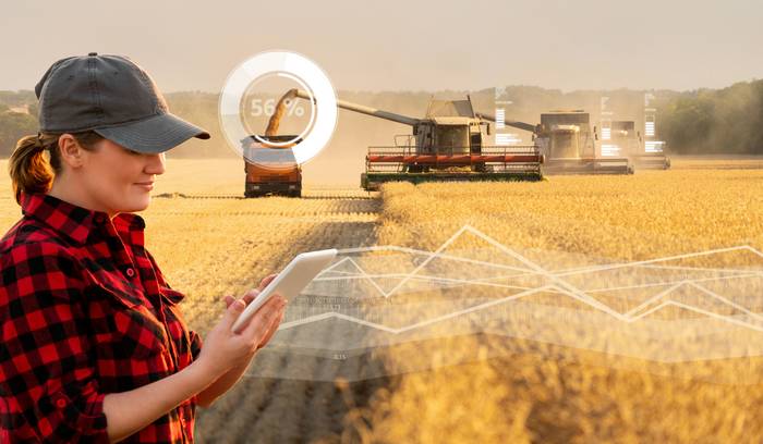 IoT-Geräte am Beispiel von Smart Farming bzw. Smart Agriculture: IoT-Sensoren erfassen permanent Temperatur und Feuchtigkeit auf den Feldern. (Foto: AdobeStock - scharfsinn86)