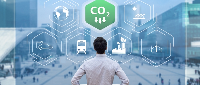 Beispiel-Anwendung für LoRaWan: Die Messung der CO2-Emissionen in der SmartCity. (Foto: AdobeStock - NicoElNino)