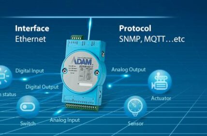 ADAM-6000/6200-Serie: Eigenständige Edge IoT Produkte für Messung, Steuerung und Automatisierung an Maschinen und Anlagen (Foto: AMC - Analytik & Messtechnik GmbH Chemnitz)