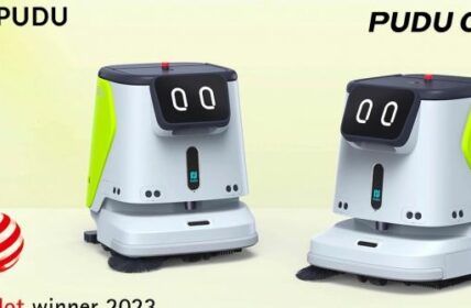 Effiziente Reinigung im gewerblichen Bereich: Der intelligente PUDU CC1 Reinigungsroboter von Pudu (Foto: Pudu Robotics)