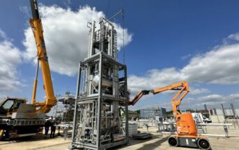 H2dry-Anlage in Rüdersdorf geht in Betrieb: Grüner Wasserstoff jetzt (Foto: EWE. Nadine Auras)