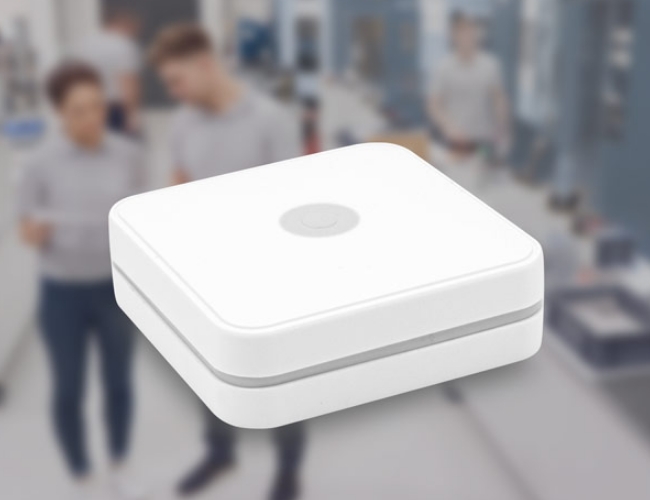 infsoft stellt neuen Locator Beacon mit BLE/UWB Kombination vor (Foto: infsoft GmbH)