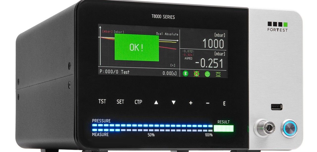Zuverlässige Dichtheitsprüfung und Durchflussmessung mit (Foto: FORTEST DEUTSCHLAND GMBH)