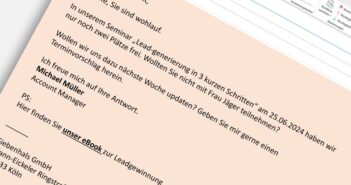 Fügen Sie den Link "Hier finden Sie das eBook" zu Ihren E-Mails hinzu