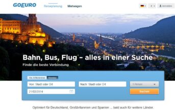 GoEuro: Der Favorit der Reisenden (Foto: Screenshot, archive.org)