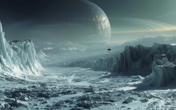 Der faszinierende Uranus-Mond Miranda: Entdeckt durch Voyager 2, enthüllt er eine einzigartige geologische Geschichte und wirft viele wissenschaftliche Fragen auf. (Foto: AdobeStock_835590974 HaiderShah)