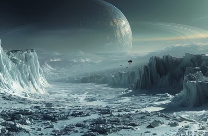 Der faszinierende Uranus-Mond Miranda: Entdeckt durch Voyager 2, enthüllt er eine einzigartige geologische Geschichte und wirft viele wissenschaftliche Fragen auf. (Foto: AdobeStock_835590974 HaiderShah)