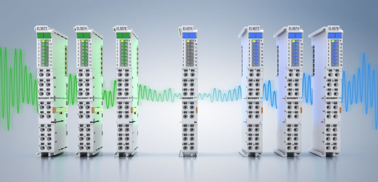 Neue EtherCAT-Analog-Klemmen von Beckhoff: Verbesserte Performance und (Foto: Beckhoff Automation)