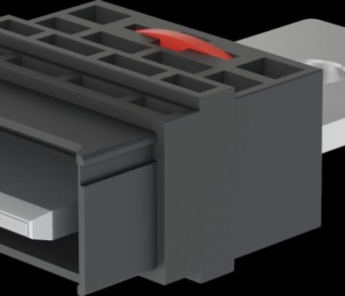 Neues CombiTac uniq Fork Modul bis 720 A, Stecker-Seite (Foto: Stäubli)