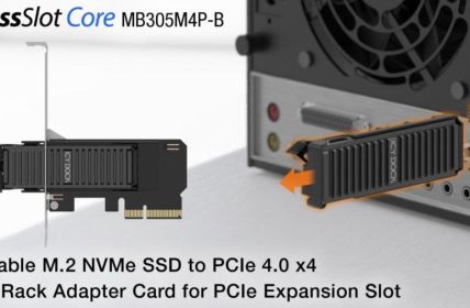 Innovative PCIe 4.0 x4-Adapterkarte ermöglicht werkzeuglose M.2 (Foto: Cremax Europe GmbH)