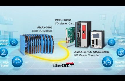 Skalierbares EtherCAT-I/O-System mit AMAX-5074 und AMAX-5000 Modulen für (Foto: AMC - Analytik & Messtechnik GmbH Chemnitz)