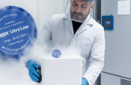 MSR85-Logger überwacht Tiefkühlketten präzise von −85 bis +70 (Foto: BMC Solutions GmbH)