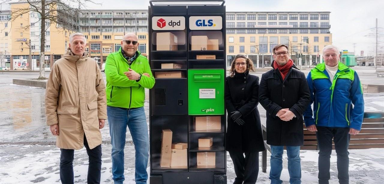 Berlin-Marzahn testet erstmals hybride Paketstationen mit integriertem (Foto: PIN AG Berlin)