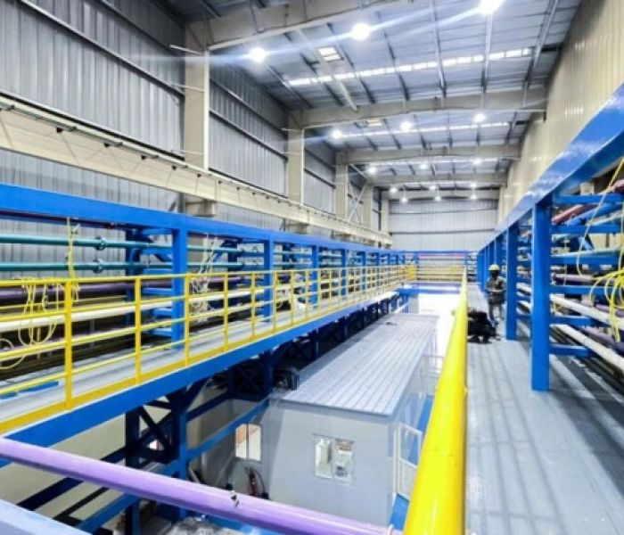 Pneumatische F&ouml;rderung - Ein Blick ins neue Test Center (Foto: Qlar Europe GmbH)