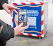 QR-Code-Würfel an Weserstraße 77 sorgt für mehr transparente Bauinformationen Neuer Stadtwürfel mit QR-Code informiert über Wulsdorfer Mitte (Foto: Magistratspressestelle. Arnd Hartmann)