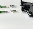 Neuer RJ45-Stecker MP8(4) verarbeitet zuverlässig AWG22/7 und AWG22/19 Adern Telegärtner stellt neuen vierpoligen MP8(4) RJ45-Stecker für PROFINET (Foto: Telegärtner Karl Gärtner GmbH)